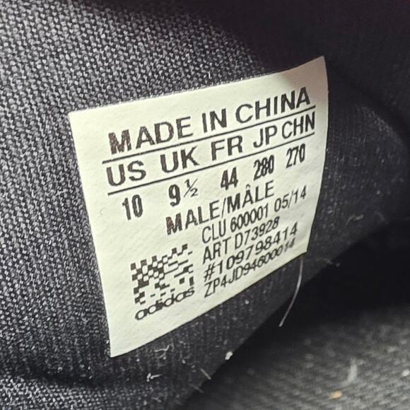 Adidas Blue Suede Low Top Sneakers Mens Size 10 Yellow Laces - Picture 8 of 8